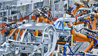 What are the components of an automated car assembly line?